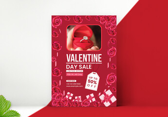 Valentine Sale Flyer Template