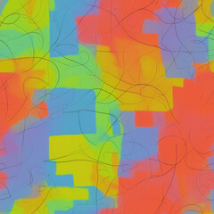 Abstract seamless pattern. AI generated.	