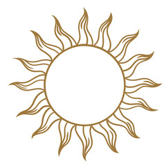 Golden sun line art