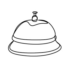 Service bell one line drawing 