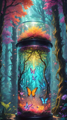 Fototapeta premium lantern in the garden