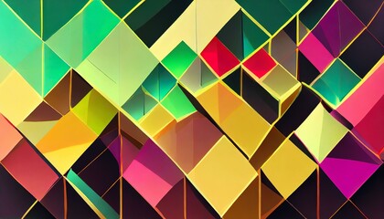 abstract geometric pattern, modern geometric 3d mosaic graphics lowpoly template as backdrop abstract background with polygons squares and lines pattern for presentation 