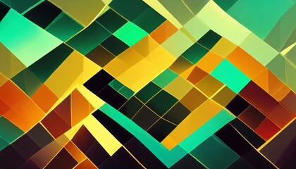 abstract background with triangles, modern geometric 3d mosaic graphics lowpoly template as backdrop abstract background with polygons squares and lines pattern for presentation 