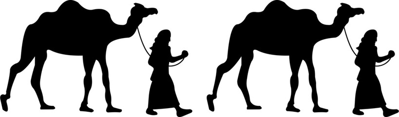Wise Men In Camels Silhouettes