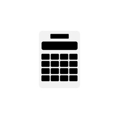 Calculator icon isolated on transparent background