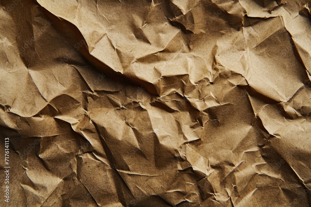 Aufkleber A detailed close up of a piece of brown paper. Perfect for adding a rustic touch to any project