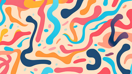 Cute graffiti art abstract background poster web page PPT, art background