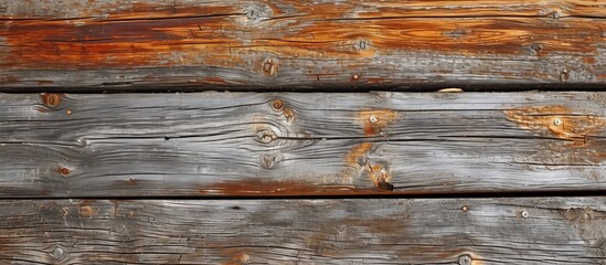 Close-up image of weathered wooden planks portraying rustic texture ideal for background wallpapers.