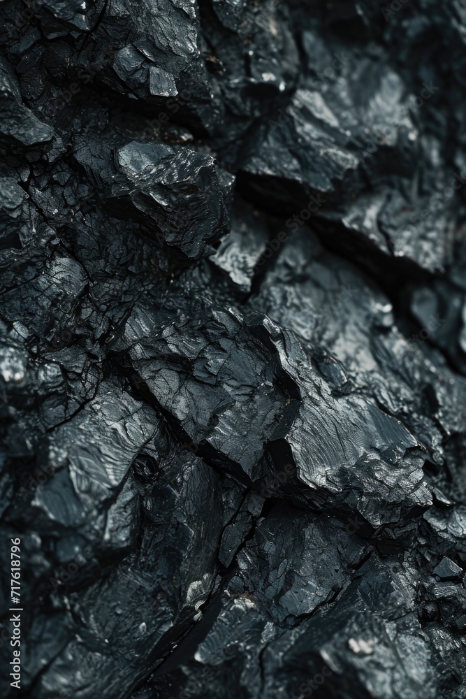 Poster close up view of a black rock wall. this image can be used for various purposes