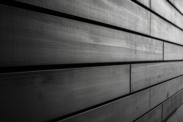 A photo of a wooden wall in black and white. Suitable for various design projects