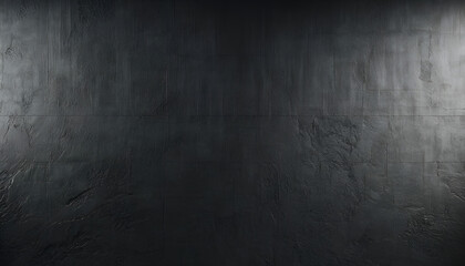 Black wall texture rough background dark . concrete floor.
Generative AI.