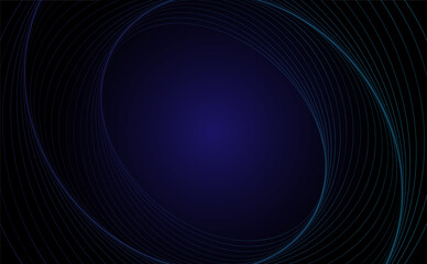 Circle Wavy Abstract Background. Vector abstract circles lines wavy background