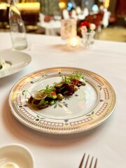 Beef salad starter French dinner