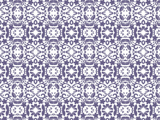 seamless pattern with elements and leaf