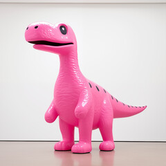 pink toy dinosaur