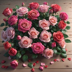 Obraz premium Bouquet of roses