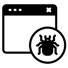 bug, malware icon