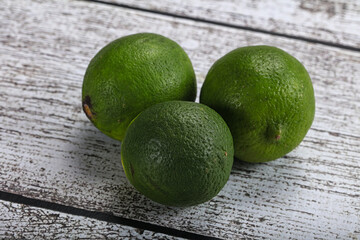 Green sour tropical Lime fruit