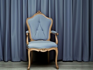 armchair with a background