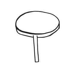 Sketch direction sign. Hand drawn doodle style. Wooden signpost. Vector illustration. For design,