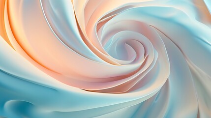 Fototapeta premium Extreme close-up of fluid and flowing pine needles, crafting calming circles in a dance of natural elegance with serene colors.