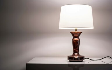 stylish lamp on the table
