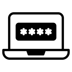 laptop with password