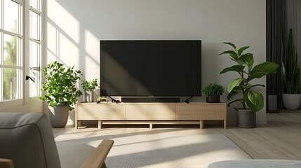 modern living room with huge tv, modern living room with natural light