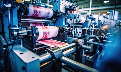 A Printing Machine in Action