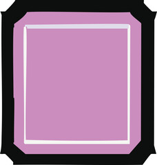 frame, blank, empty, border, vector, paper, icon, pink