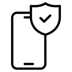 mobile security  icon