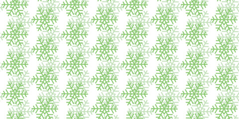 Winter seamless pattern with colorful snowflakes on white background. Vector illustration for fabric, textile wallpaper, posters, gift wrapping paper. Christmas vector illustration