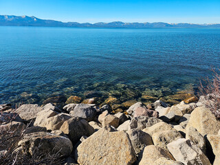 Beautiful nature. Lake Tahoe. USA.
