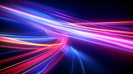 Neon speed abstract background, digital abstract background