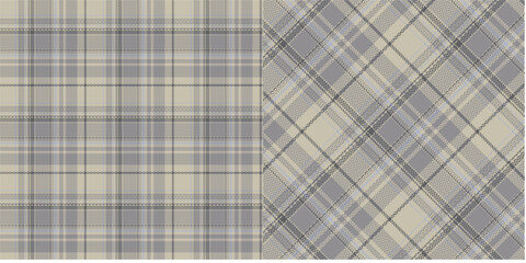 Vector checkered pattern or plaid pattern. Tartan, textured seamless herringbone for flannel shirts, duvet covers, other autumn winter textile mills. Vector Format

