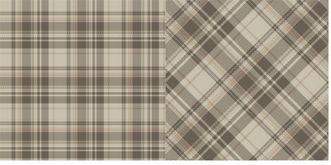 Vector checkered pattern or plaid pattern. Tartan, textured seamless herringbone for flannel shirts, duvet covers, other autumn winter textile mills. Vector Format

