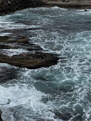 a sea of picturesque waves