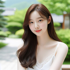 Beautiful Asian(Korea) woman	