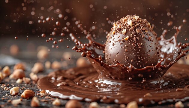 Chocolate Nutella Eggspresso: A Delicious Blend of Chocolate, Nuts, and Caffeine Generative AI