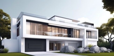 modern and premium residential mansion a architectural brilliance