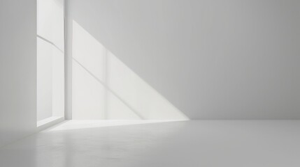 Empty white studio background. Design for displaying product