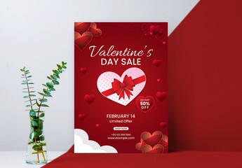 Valentine's Day Sale Flyer