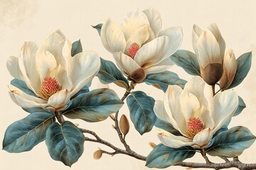 Blooming Beauty: A Peek into the World of White Flowers Generative AI