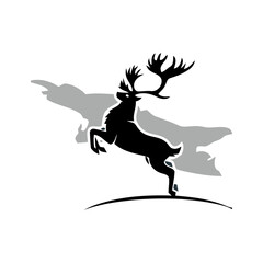 Deer vector illustration
