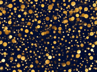 Fototapeta na wymiar abstract background with Dark blue and gold particle. Christmas Golden light shine particles bokeh on navy blue background. Gold foil texture. Holiday concept.