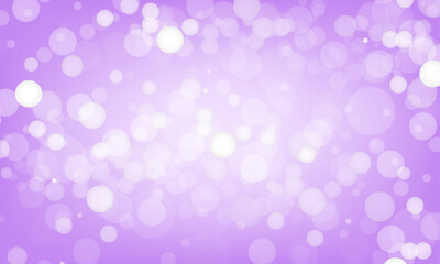 Vector purple background with glowing sparkle bokeh