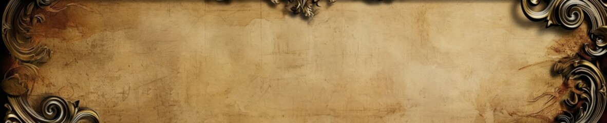 colourful banner image with copy space in vintage design style