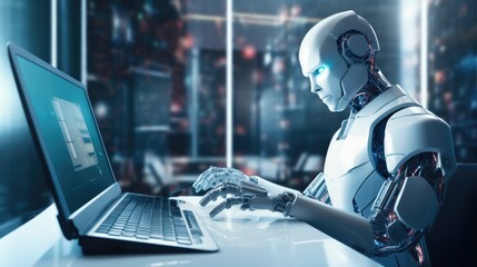 AI Predictive analytical customer service, chatbot, customer data analyzing, business and technology