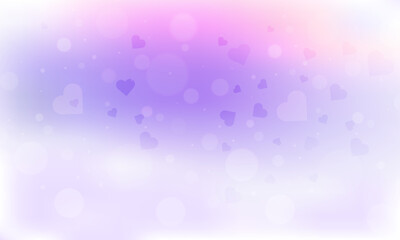 Vector valentine's day wallpaper with blurry element