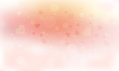 Vector valentine's day wallpaper with blurry element